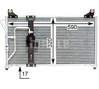 MAHLE AC 649 000S Condensateur A/C