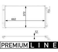 MAHLE AC 65 000P Condensateur A/C