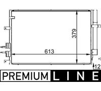 MAHLE AC 693 000P Condensateur A/C