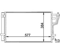 MAHLE AC 697 000P Condensateur A/C