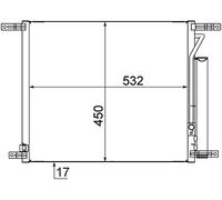 MAHLE AC 707 000S Condensateur A/C