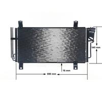 MAHLE ORIGINAL AC 714 000S Condenseur, climatisation
