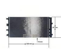 MAHLE ORIGINAL AC 724 000S Condenseur, climatisation