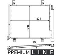 MAHLE ORIGINAL AC 747 000P Condenseur, climatisation