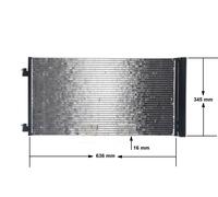 Condenseur de climatisation AC 751 000S MAHLE pour MINI MINI MINI Roadster