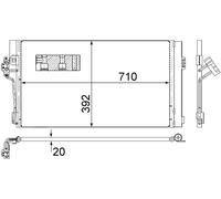 MAHLE AC 762 000S Condenseur, climatisation pour MERCEDES-BENZ