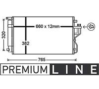 MAHLE AC 770 000P Condensateur A/C
