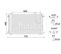 MAHLE AC 786 000S Condensateur A/C