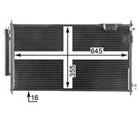 MAHLE AC 826 000P Condensateur A/C