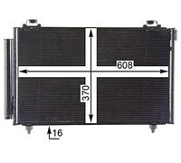 MAHLE AC 827 000P Condensateur A/C