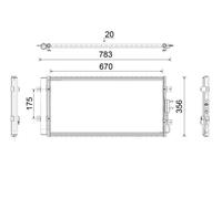 MAHLE AC 921 000P Condenseur, climatisation pour HYUNDAI
