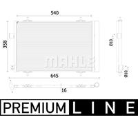 MAHLE AC 938 000P Condenseur, climatisation
