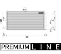 MAHLE AC 942 000P Condenseur, climatisation pour VOLVO