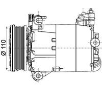 MAHLE ACP 1357 000P Compresseur A/C