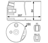 MAHLE AD 14 000S Filtre déshydrateur clim