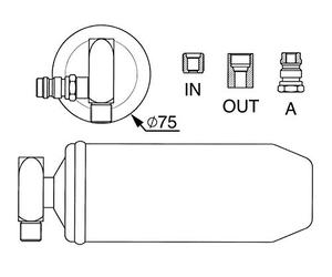 MAHLE AD 161 000S Sèche-filtre et accumulateur