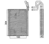 Mahle Original Évaporateur de climatisation AE 116 000S