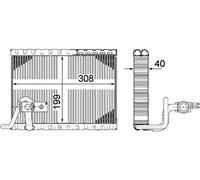 MAHLE AE 124 000P Évaporateur climatisation pour CITROËN,DS,PEUGEOT