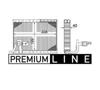 Mahle AE 124 000p Vaporisateur Climatisation pour Citroën C4 I Peugeot 3008 DS