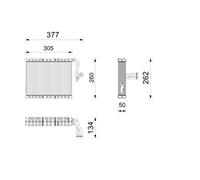 MAHLE AE 265 000P Évaporateur climatisation pour MERCEDES-BENZ