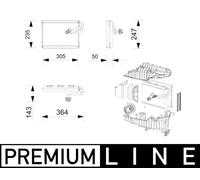 MAHLE AE 269 000P Évaporateur de climatisation
