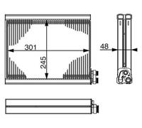 MAHLE AE 71 000S Vaporisateur