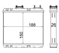 MAHLE AH 247 000S Échangeur de chaleur intérieur