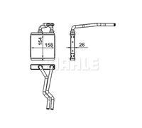 MAHLE AH 267 000S Radiateur de chauffage