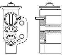 MAHLE Soupape d'expansion (climatisation) AVE115000P