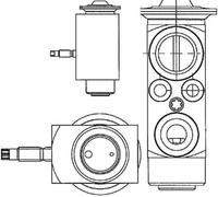 MAHLE AVE 66 000P Détendeur, climatisation pour LAND ROVER,VOLVO