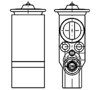 MAHLE AVE 73 000P Valve d'expansion et tube Orifice