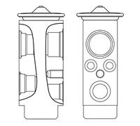 MAHLE AVE 8 000S Valve d'expansion et tube oriental
