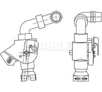 MAHLE AVS 5 000P Électrovanne A/C pour MAN TGX HZ (EURO4)