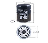 MAHLE AL 24 Cartouche de dessicateur, système d'air comprimé