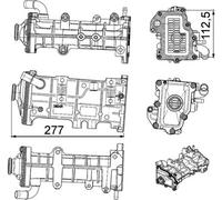 MAHLE CE 23 000P Refroidisseur EGR
