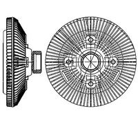 MAHLE CFC 209 000P Raccord de ventilateur