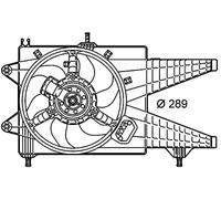MAHLE CFF 156 000P Ventilateur à condensateur