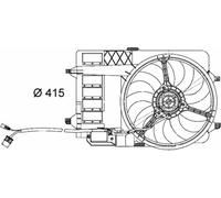 MAHLE CFF 29 000S Ventilateur de radiateur/condenseur pour MINI COOPER 02-03
