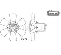 MAHLE ORIGINAL CFF 7 000S Motoventilateur