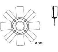 MAHLE CFW 10 000P Ventilateur