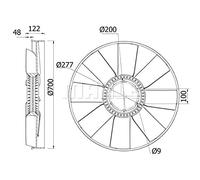 MAHLE CFW 31 000S Ventilateur
