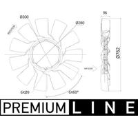 MAHLE CFW 86 000P Ventilateur