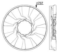 MAHLE CFW 88 000P Ventilateur