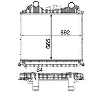 MAHLE CI 123 000P Intercooler, échangeur pour MAN