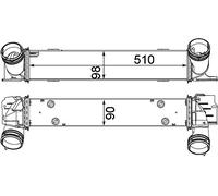 MAHLE CI 146 000P Refroidisseur d'air de charge BEHR PREMIUM LINE