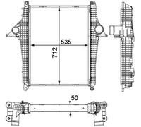 MAHLE CI 147 000P Intercooler, échangeur pour MAN