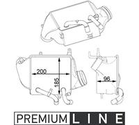 MAHLE CI 156 000P refroidisseur d'air