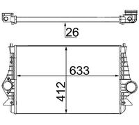 MAHLE CI 197 000S refroidisseur d'air