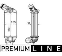 MAHLE CI 199 000P Refroidisseur d'air de charge BEHR PREMIUM LINE