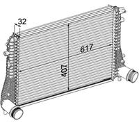 MAHLE CI 207 000P Intercooler, échangeur pour AUDI,SEAT,SKODA,VW